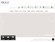 Tablet Screenshot of mogishopping.com.br